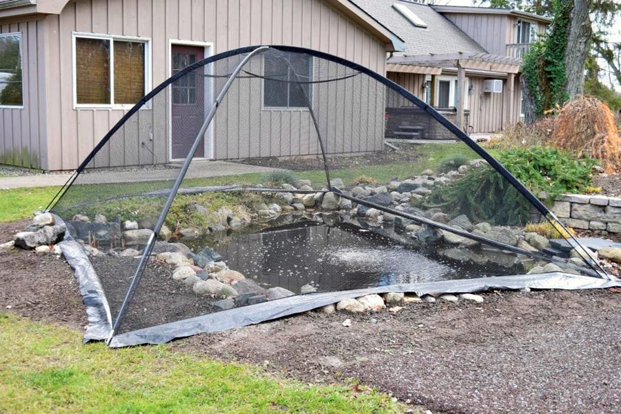 Pond Tent Structure for Backyard Ponds in Central PA 